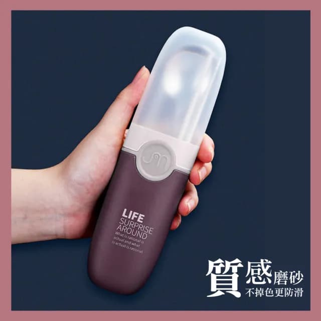 北歐風 不鏽鋼 湯匙 筷子 環保餐具套組 二件組 -棕色款(環保餐具 筷子 湯匙)