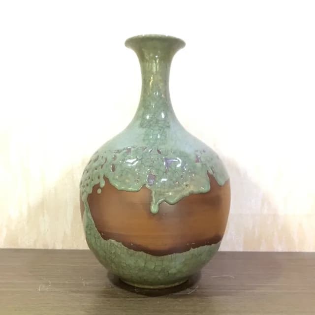 【創藝工坊】青瓷冰裂擋瓶(生活陶 瓷器 青瓷冰裂 極致藝品 擋瓶)
