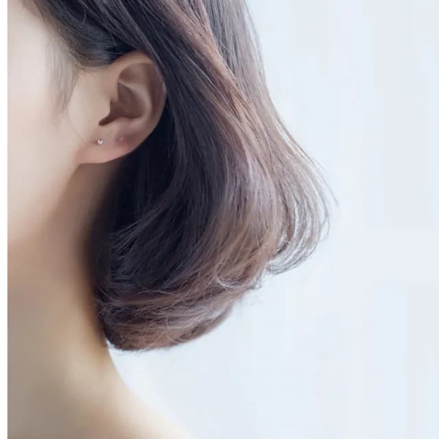 【HaNA 梨花】防耳洞密合養耳不過敏圓珠銀棒．耳環