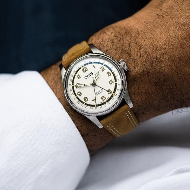 【ORIS 豪利時】棒球傳奇 羅伯托·克萊門特 Roberto Clemente限量腕錶 送禮 禮物 推薦(0175477414081-Set)