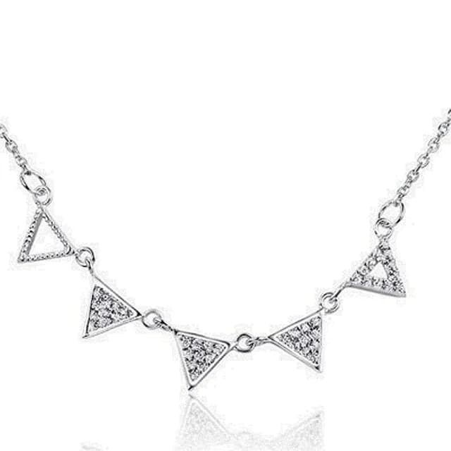 【米蘭精品】現貨+預購 925純銀項鍊鑲鑽吊墜(韓版時尚簡潔亮眼母親節情人節生日聖誕節禮物女飾品73fy64)