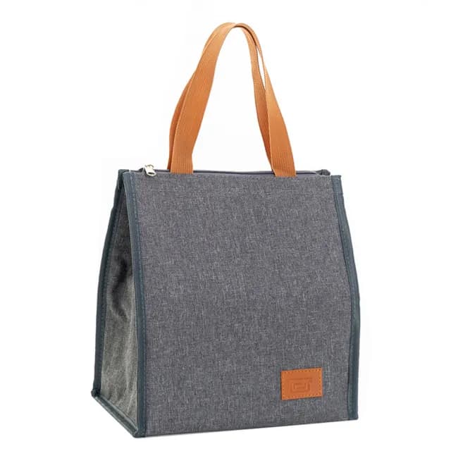 【E.City】情人節禮物 3入-懷舊時光保溫保冷野餐便當袋(雙層結構保溫保冰)