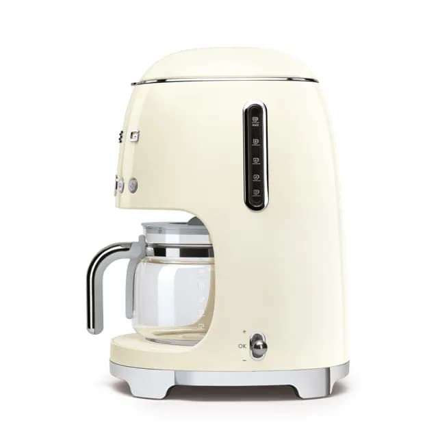 【SMEG】義大利濾滴式咖啡機-奶油色(DCF02CRUS)