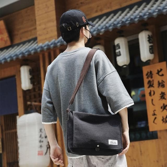 【E.City】母親節禮物 日系復古帆布休閒書包(大容量收納更多)