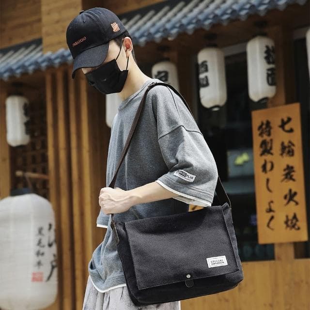 【E.City】母親節禮物 日系復古帆布休閒書包(大容量收納更多)