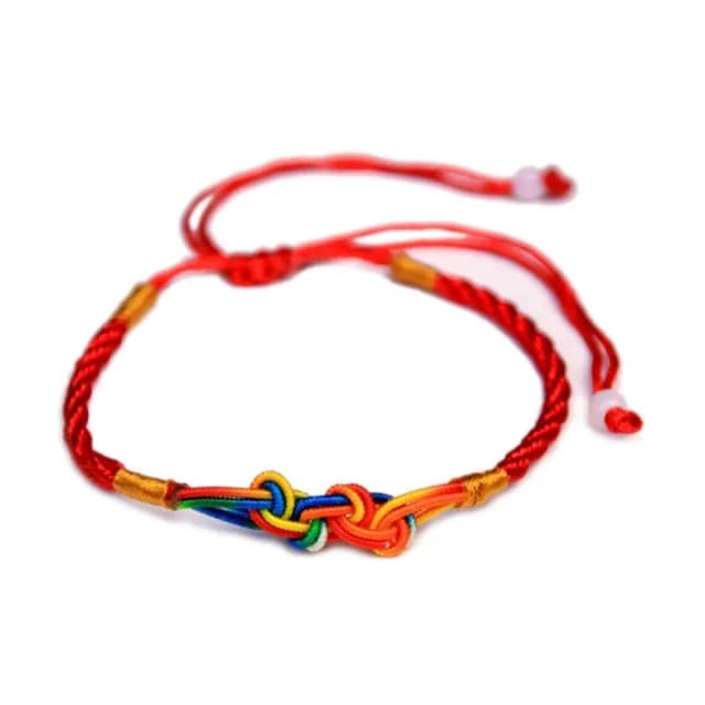 【馥瑰馨盛】8如懿紅綿手鍊2入l端午禮物可調整adjust(含開光加持)