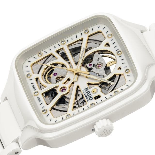 【Rado 雷達表】True真系列方形真讚開芯自動機械腕錶 R02送禮推薦(R27073702)