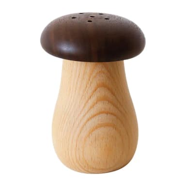 【餐廚用品】日式原木蘑菇牙籤筒(廚房 禮物 牙籤罐 牙籤盒 牙籤桶 牙籤收納 居家裝飾 擺飾 可愛造型)