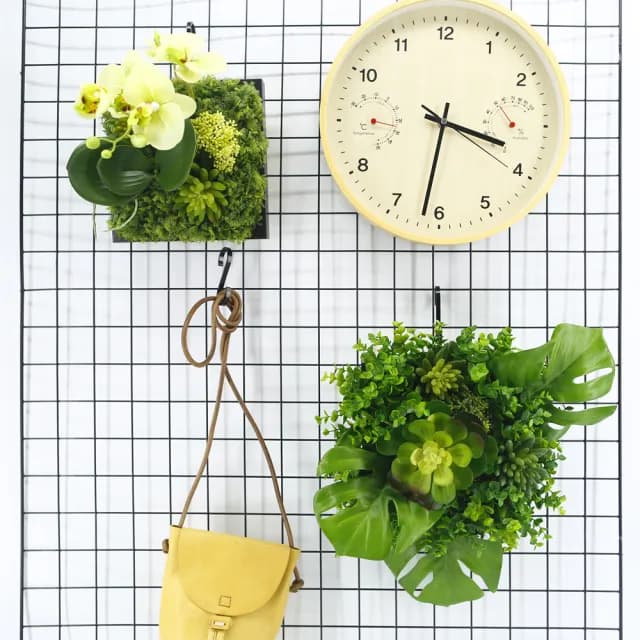 【HUGO DECO 榆果傢飾】多肉電信葉/龜背葉植生框(擬真植栽/植生框/多肉植物/電箱佈置/居家佈置/節慶送禮)