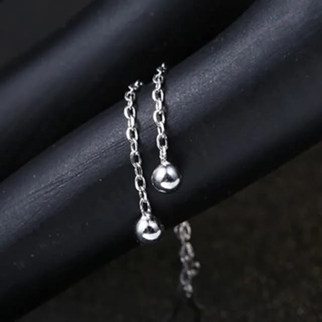 【米蘭精品】現貨+預購 925純銀耳環耳飾(流蘇設計造型情人節生日聖誕節交換禮物女飾品73dy63)