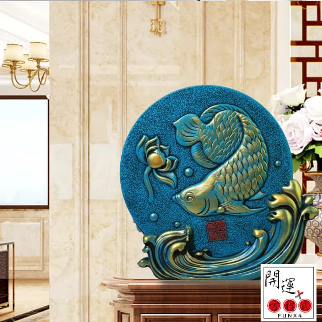 【開運方程式】如魚得水抗煞招財風水魚雕件(陽宅風水改善 開運擺件/入厝禮)