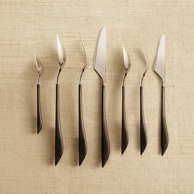 【JIA 品家】書法系列西式餐具餐匙21.4cm(6件組)