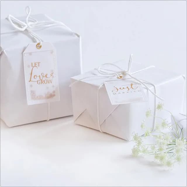 【RADER】手作優雅新婚吊掛牌2件 / 婚禮祝福語 結婚吊牌 禮物 送禮