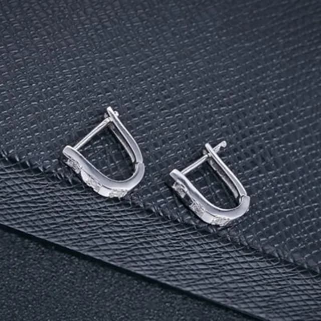 【米蘭精品】現貨+預購 925純銀耳環鑲鑽耳飾(簡約百搭設計造型情人節生日聖誕節交換禮物女飾品73dy96)