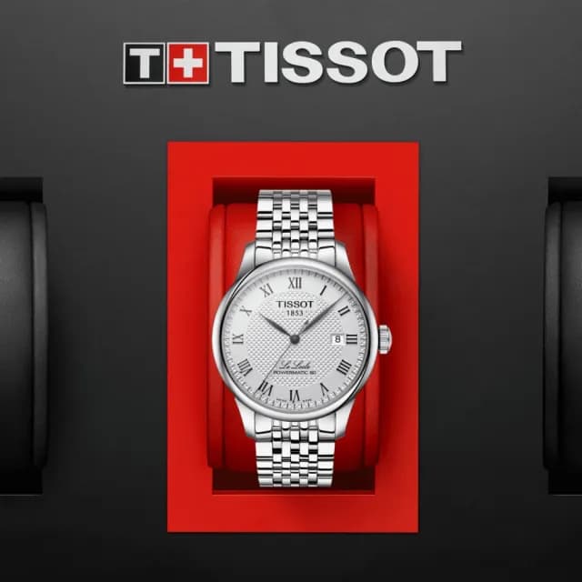【TISSOT 天梭 官方授權】LE LOCLE 力洛克系列 機械腕錶 父親節 禮物 送禮 推薦(T0064071103300)