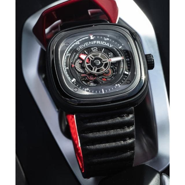 【SEVENFRIDAY】賽車手III 自動上鍊機械錶 送禮 禮物 推薦(P3C-02L)