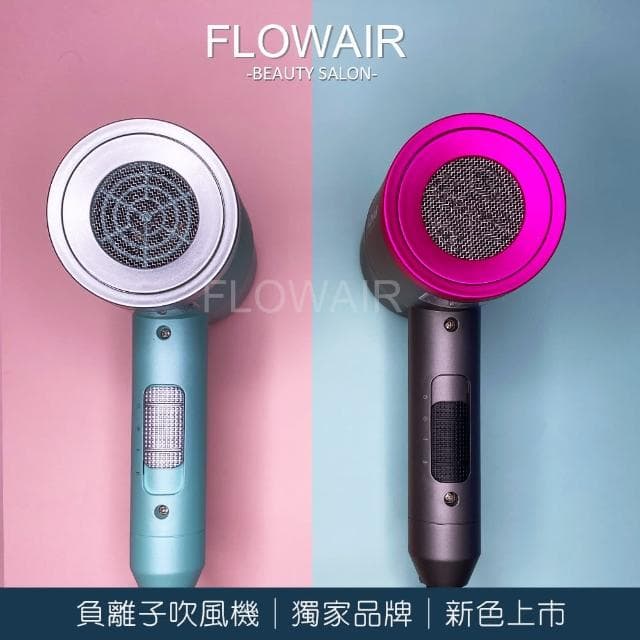 【FLOWAIR】沙龍級負離子吹風機 速乾科技 護髮 降噪 輕量吹風機 2色可選(BSMI檢驗合格商品)