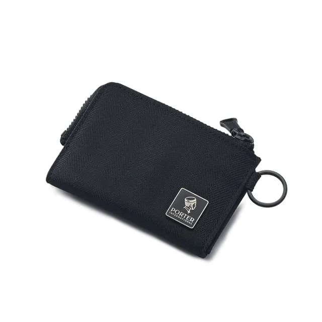 【PORTER INTERNATIONAL】低調奢華MELODY零錢包(黑)