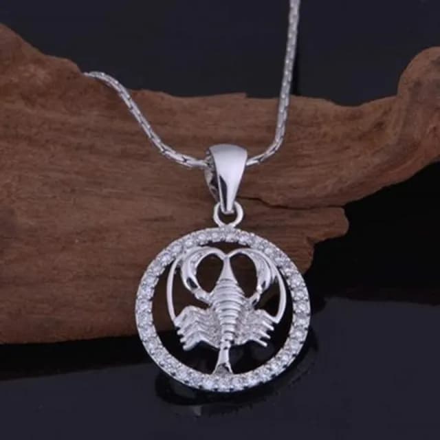 【米蘭精品】現貨+預購 鍍白金項鍊鑲鑽吊墜(精緻蠍子設計情人節生日聖誕節交換禮物女飾品2色73cy5)