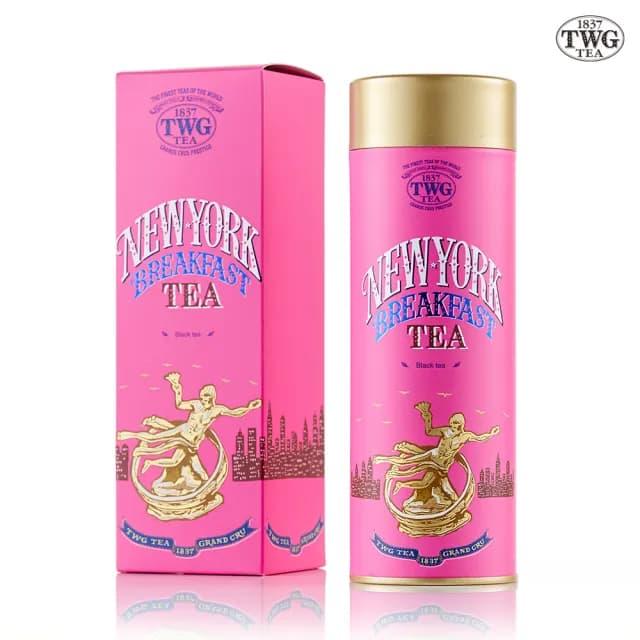 【TWG Tea】頂級訂製茗茶 紐約早餐茶 100g/罐(New York Breakfast Tea;紅茶)