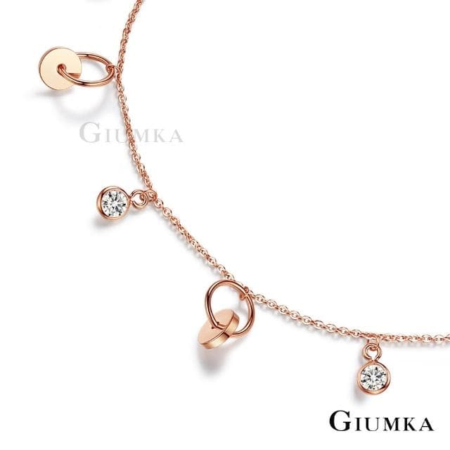 【GIUMKA】新年禮物．女士腳鍊．玫瑰金腳鏈(玫瑰金)