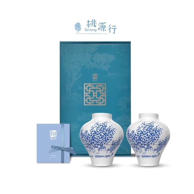 【TALES 神話言】桃源行-2入套杯B款(文創 藝術 創新 器皿 禮物)