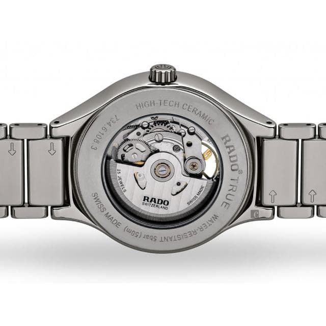 【Rado 雷達表 官方授權】True 真我系列 高科技陶瓷自動機械錶-40mm R03推薦 送禮 禮物 推薦(R27108312)