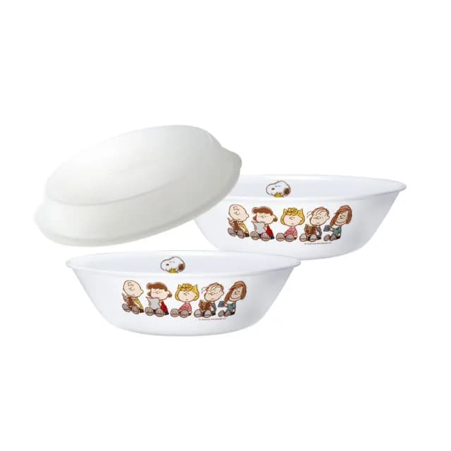 【CorelleBrands 康寧餐具】SNOOPY FRIENDS 1000ML湯碗組(BA)