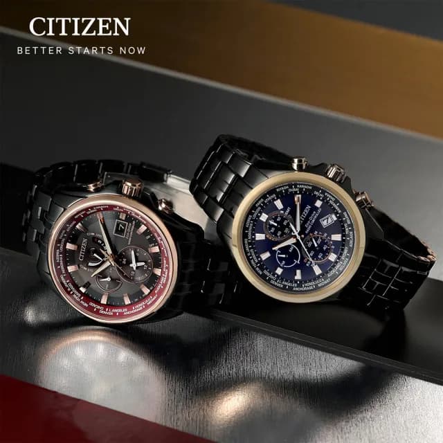 【CITIZEN 星辰】限量 台灣25周年限定 光動能電波手錶 七夕 情人節禮物(AT9124-88E)