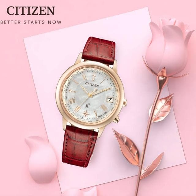 【CITIZEN 星辰】xC 台灣25週年限量 Hebe 光動能電波對時 女錶 母親節 送禮 禮物推薦(CB1105-02W)