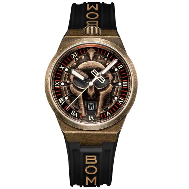 【BOMBERG】炸彈錶 BOLT-68 NEO 系列 銅色斯巴達戰士手錶 送禮 禮物 推薦(BF43H3PBR.02-2.12)
