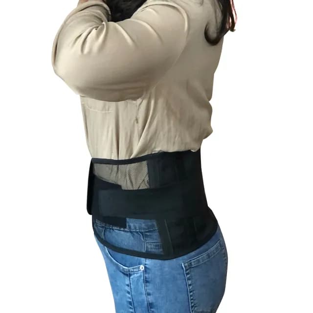 【Qi Mei 齊美】高透氣網孔雙層護腰帶2件組(腰帶 護腰 父親節禮物)