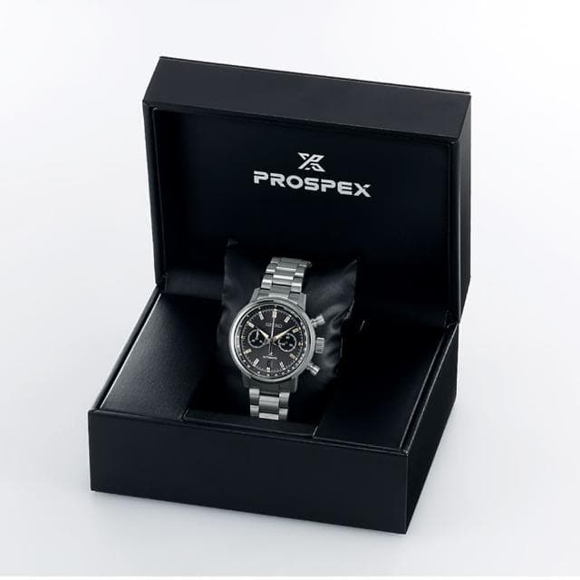【SEIKO 精工】Prospex 熊貓錶 黑熊 SPEEDTIMER 機械計時錶 母親節 禮物 送禮(SRQ037J1/8R46-00B0D)