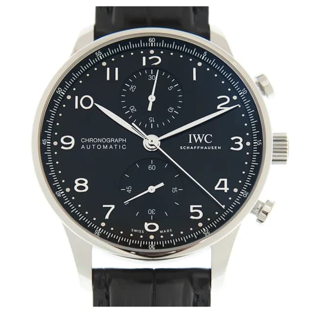 【IWC 萬國錶】Portuguese 葡萄牙計時腕錶x黑x41mm(IW371609)