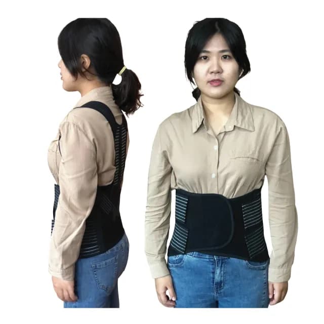 【Qi Mei 齊美】可拆兩用式 高竹炭美背護腰帶1入組-台灣製(運動 護具 父親節禮物)