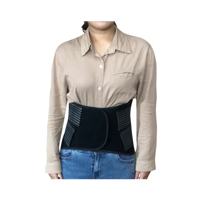 【Qi Mei 齊美】獨家六角網紗 可調式透氣舒適竹炭護腰2入組-台灣製(運動 護具 父親節禮物)