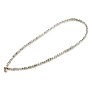 【米蘭精品】現貨+預購 珍珠項鍊金珠鎖骨鍊(鍍14K金小米珠復古串珠情人節生日聖誕節禮物女飾品74ao44)