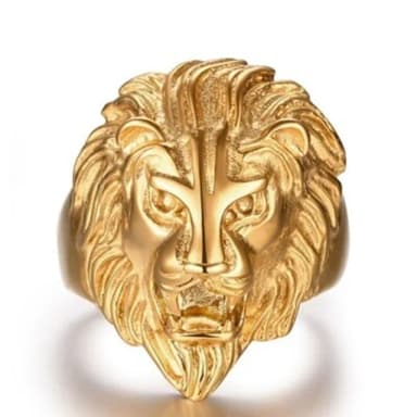 【米蘭精品】現貨+預購 鈦鋼戒指獅子美式戒飾(時尚霸氣個性龐克情人節生日聖誕節交換禮物男飾品73le30)