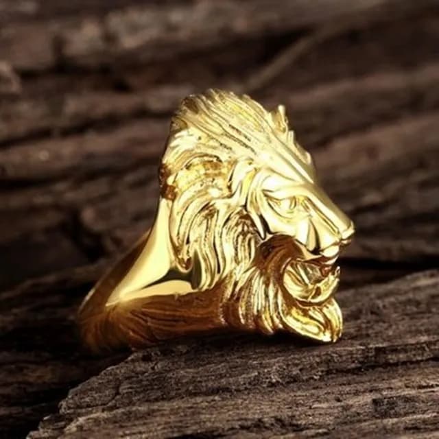 【米蘭精品】現貨+預購 鈦鋼戒指獅子美式戒飾(時尚霸氣個性龐克情人節生日聖誕節交換禮物男飾品73le30)