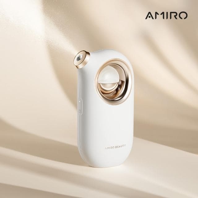 【AMIRO】BEAUTY 微孔水光注氧儀- 白色(水氧儀 噴霧儀 保濕噴霧 情人節禮物)