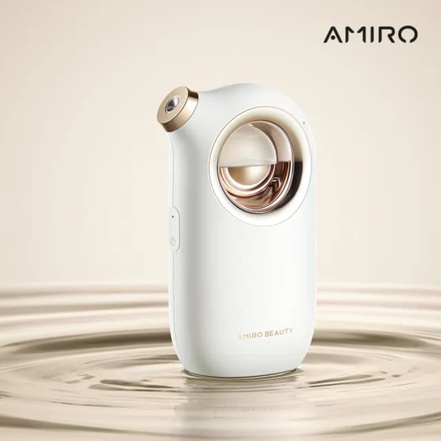 【AMIRO】BEAUTY 微孔水光注氧儀- 白色(水氧儀 噴霧儀 保濕噴霧 情人節禮物)