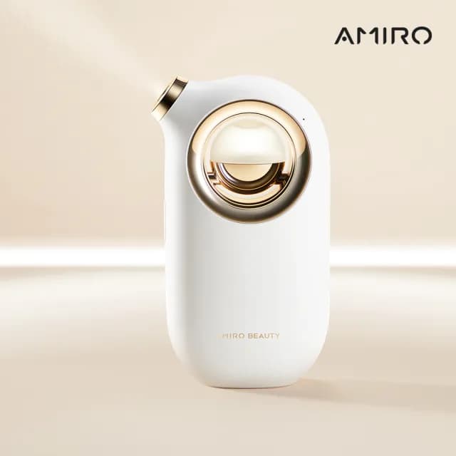 【AMIRO】BEAUTY 微孔水光注氧儀- 白色(水氧儀 噴霧儀 保濕噴霧 情人節禮物)