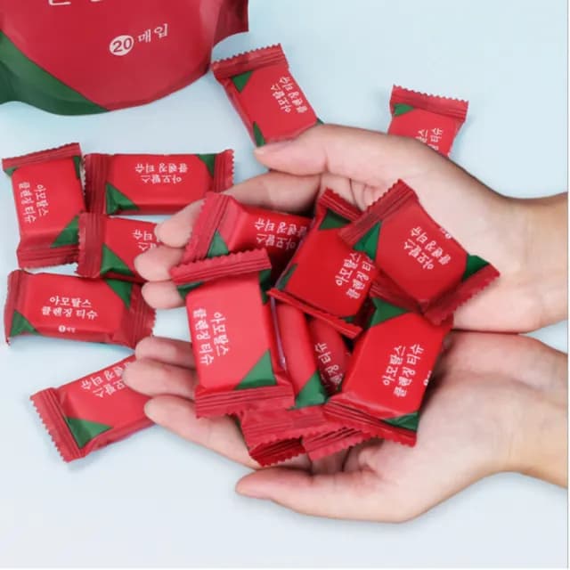 【Hybolar】高吸水壓縮毛巾20入/袋(一次性旅行洗臉巾卸妝巾純棉加大加厚拋棄式抽取式糖果造型交換禮物)