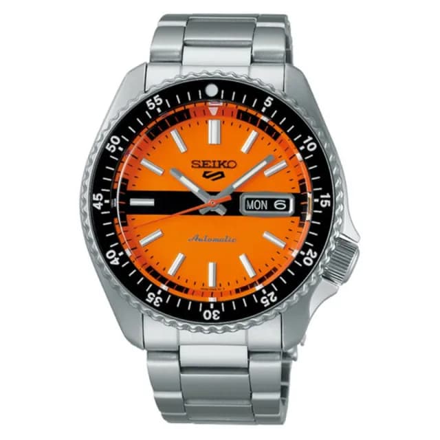 【SEIKO 精工】5 Sports系列 55週年 SKX現代版機械腕錶  禮物  手錶(4R36-13V0L)