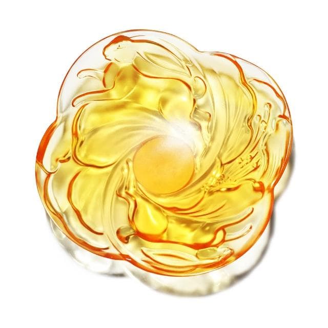 【琉璃工房LIVING】悅兔如意盤 雙兔互逐 母親節(餐具/茶具/星座生肖生日贈禮/喬遷禮物/結婚禮物)