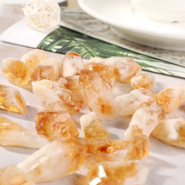 【巴西黃水晶花】打造優雅磁場 天然的美麗礦石礦晶(送禮 入厝禮 店內 居家 擺飾 開運 招財 祈福)