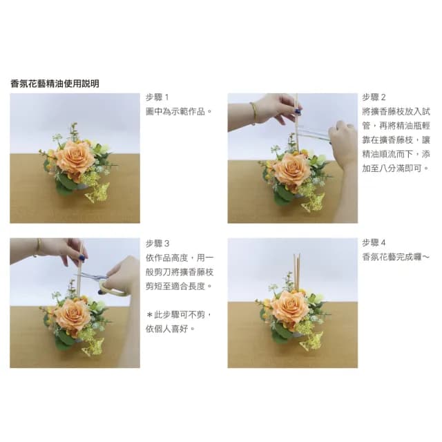 【HUGO DECO 榆果傢飾】米色陸蓮藍繡球香氛花藝(擬真/佈置/禮物/人造盆栽/花禮/聖誕節)