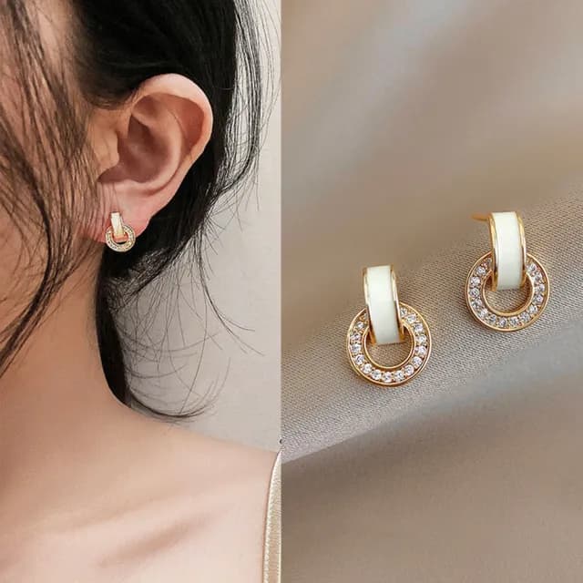 【Golicc】圓圈 極簡 耳環(七夕 情人節 生日 飾品 耳釘 耳飾 耳墜 禮物)