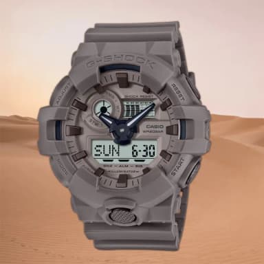 【CASIO 卡西歐】G-SHOCK 大地色系手錶 送禮 禮物 推薦(GA-700NC-5A)
