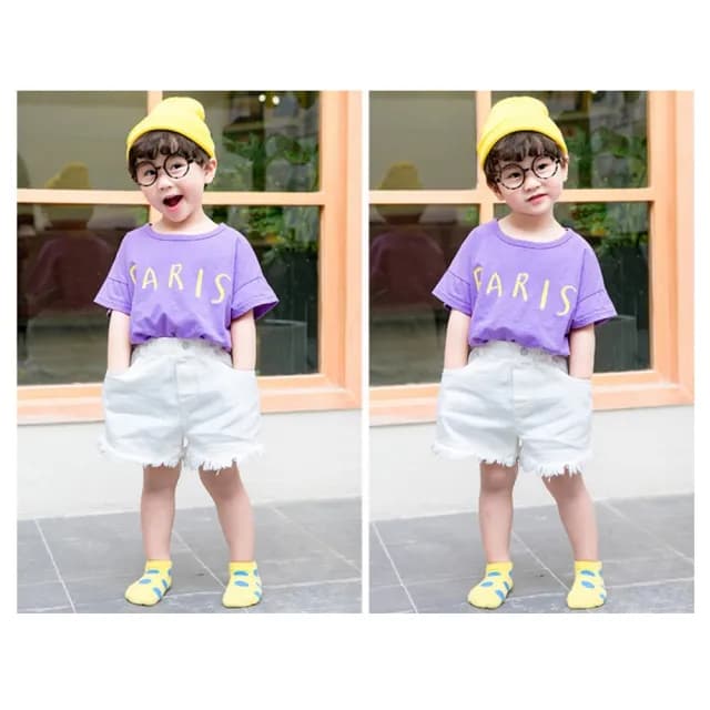 【橘魔法】（5雙一組）透氣網眼撞色拚接拚色中筒襪(短襪 襪子 中童 中性款 兒童 童襪 男童 女童 童裝)